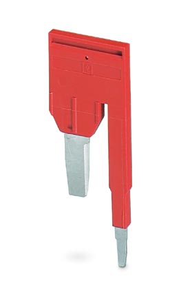 RB UT 35-ST(2,5/4)    Cross connector/jumper for modular terminal block, Number of positions: 2, Color: red