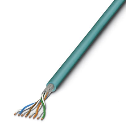 VS-OE-OE-94A-100,0    CAT5e-SF/UTP cable, 4 x 2 x 24 AWG, solid, (1-wire) shielded, outer sheath: PU
