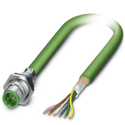 SACCBP-M12MSB-5CON-M16/0,5-900    Bus system flush-type plug, INTERBUS, 5-pos., M12, shielded, B-cod