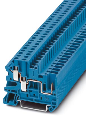 UT 4-TWIN/ 1P BU    Pluggable screw terminal block, Type of connection: Screw connection, Cross section: 0.14 mm? - 6 mm?, AWG 26 - 10, Width: 6.2 mm,