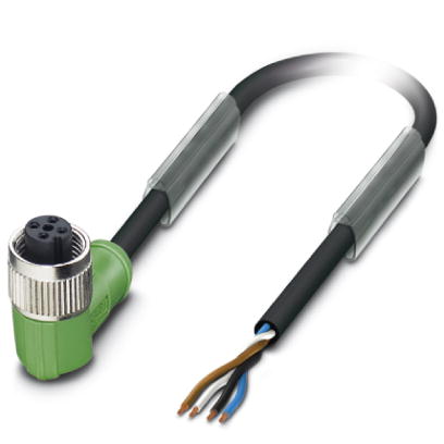 SAC-4P-15,0-PUR/M12FR    Sensor/actuator cable, 4-pos., PUR halogen-free black, free conductor end o