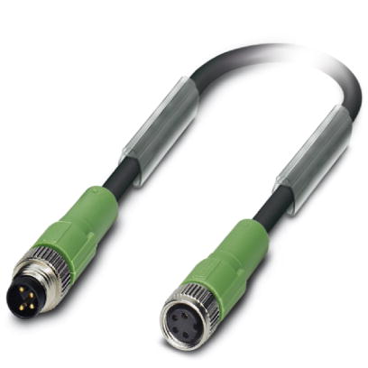 SAC-4P-M 8MS/15,0-PUR/M 8FS    Sensor/actuator cable, straight male connector M8 on straight female
