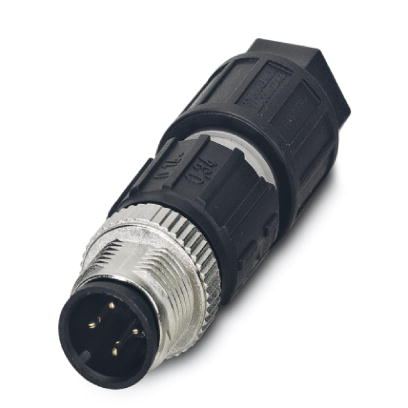 SACC-M12MS-4QO-0,34-M    Sensor/actuator connector, plug, straight, 4-pos., M12, A-coded, QUICKON-ON