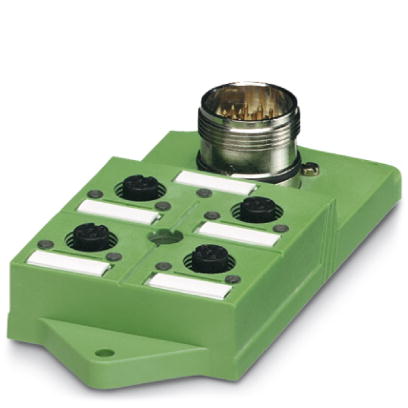 SACB-4/ 4-L-M23    Sensor/actuator box, with LED, with M23 plug connection and single-occupied slots