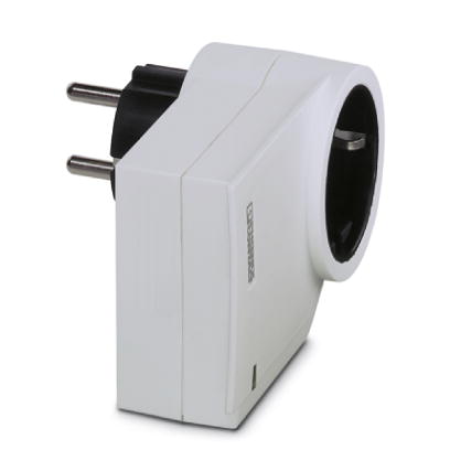 MNT-1 D/WH    Attachment connector with surge protection for mains sockets, mains control lamp, optical power and fault display. For country-specific