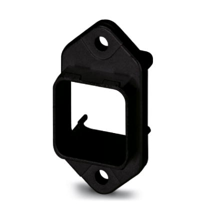VS-PPC-F1-RJ45-P0BK-1R-PHA    RJ45 panel mounting frame, IP67, for push-pull interlocking, plastic,