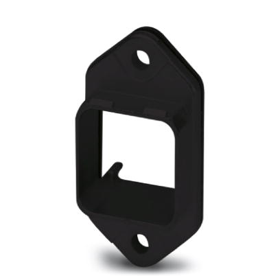 VS-PPC-F1-SCRJ-POBK-1RP    SCRJ panel mounting frame, IP67, for push-pull interlocking, plastic, for