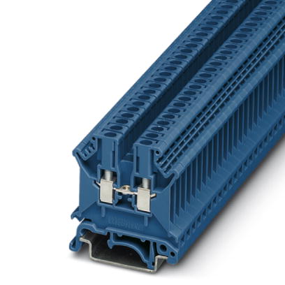 UK 3 N BU    Feed-through modular terminal block, Type of connection: Screw connection, Cross section: 0.2 mm? - 4 mm?, AWG 24 - 12, Width: 5.2 mm, Co