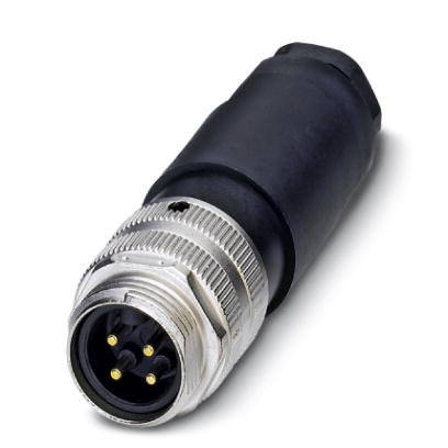 SACC-MINMS-4CON-PG13    Sensor/actuator connector, male, straight, 4-pos., 7-8", screw connection, m