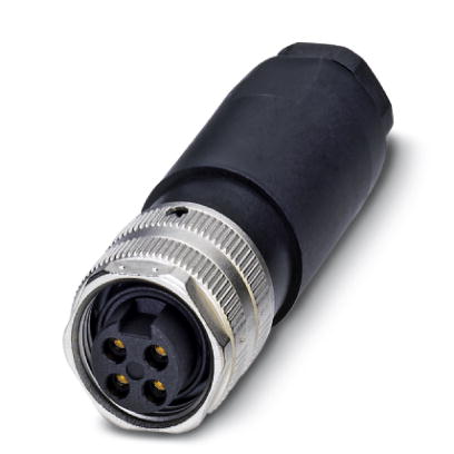 SACC-MINFS-4CON-PG13    Sensor/actuator connector, female, straight, 4-pos., 7-8", screw connection,