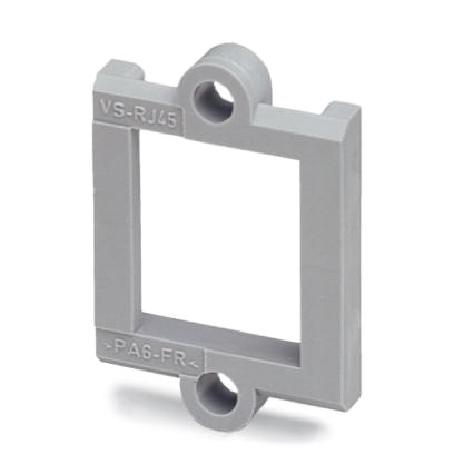 VS-08-A-RJ45/LP-1-IP 20    RJ45 panel mounting frame, 1x, IP20, for PCB assembly, for socket inserts