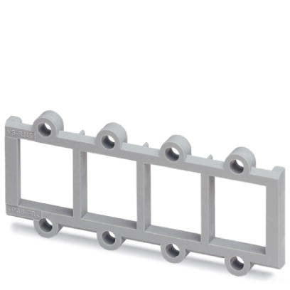 VS-08-A-RJ45/LP-4-IP 20    RJ45 panel mounting frame, 4x, IP20, for socket inserts for PCB connectio