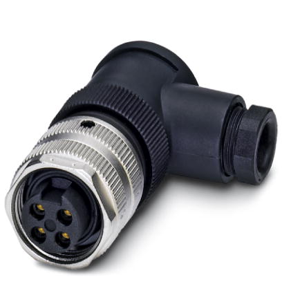SACC-MINFR-4CON-PG 9    Sensor/actuator connector, female, angled, 4-pos., 7/8", screw connection, m
