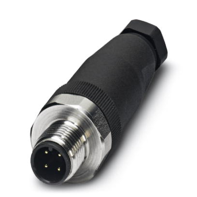 SACC-M12MS-4CON-PG 7-VA    Sensor/actuator connector, male, straight, 4-pos., M12, screw connection,