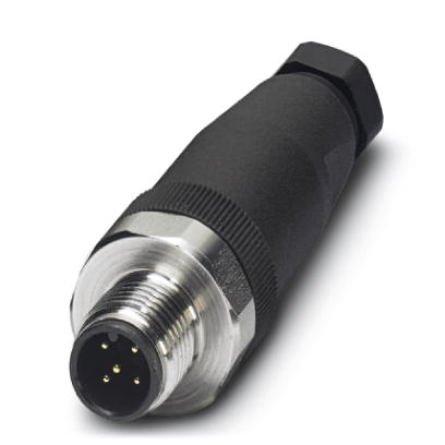 SACC-M12MS-5CON-PG 7-VA    Sensor/actuator connector, male, straight, 5-pos., M12, screw connection,