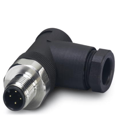 SACC-M12MR-4CON-PG 9-VA    Sensor/actuator connector, male, angled, 4-pos., M12, screw connection, h