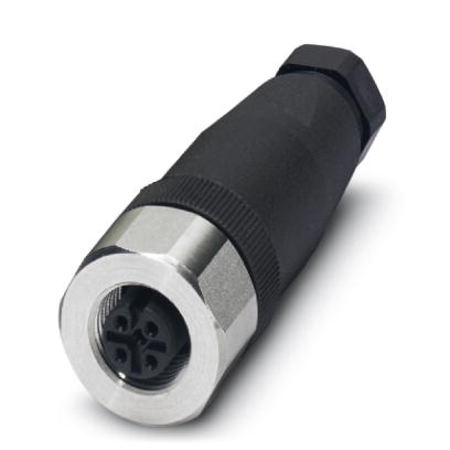 SACC-M12FS-4CON-PG 7-VA    Sensor/actuator connector, female, straight, 4-pos., M12, screw connectio