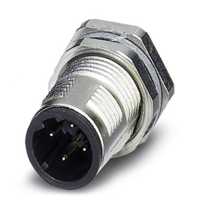 SACC-DSI-MSD-4CON-M12 SCO    Bus system flush-type plug, 4-pos., M12 SPEEDCON, D-coded, rear/screw m