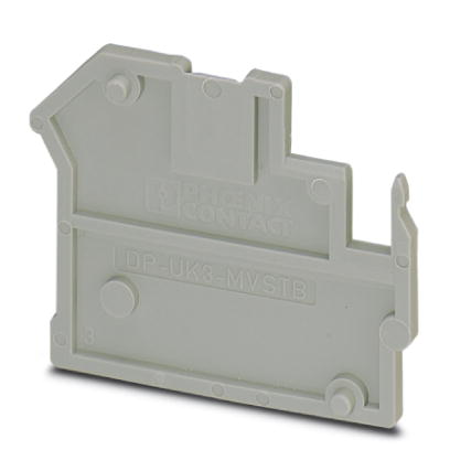 DP-UK 3-MVSTB    Spacer plate, Length: 47.7 mm, Width: 2.4 mm, Color: gray