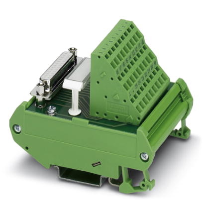 FLKMS-D25 SUB/B/ZFK3DS/PE    VARIOFACE module, with spring-cage connection and D-Subminiature socket strip, for mounting on NS 35/7,5 or NS 32, 25-pos