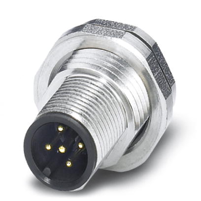 SACC-DSI-M12MS-5CON-L180 VA    Sensor/actuator flush-type connector, 5-pos., M12, A-coded, rear/scre