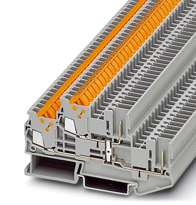 QTTCB 1,5/ 2P-PV    Pluggable quick connection terminal, Cross section: 0.25 mm? - 1.5 mm?, AWG: 24 - 16, Connection type: Quick connection, Width: 5.