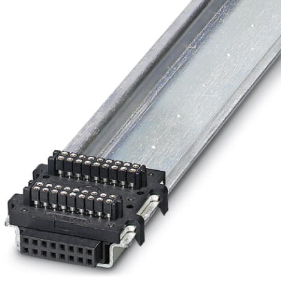 HBUS 35,6-16P-2S BK    Plug component, Nominal current: 3 A, Nom. voltage: 60 V, Color: black