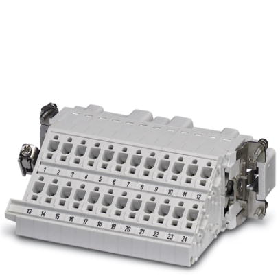 HC-B 24-A-DT-PER-M    HEAVYCON terminal adapter male insert, B24 series, 24-pos., left PE connection