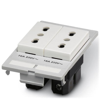 VS-SI-SD-IT    Ground contact socket, plastic, for Italy