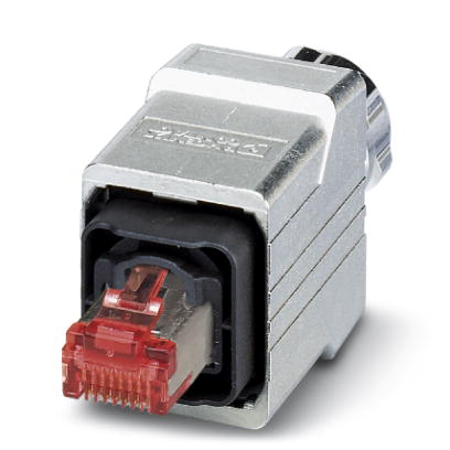 VS-PPC-C1-RJ45-MNNA-PG9-8I6    RJ45 connector, IP67, with push-pull interlocking, metal housing, CAT