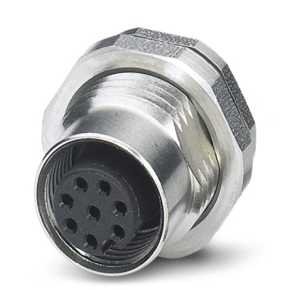 SACC-DSI-M12FS-8CON-L180 VA    Sensor/actuator flush-type socket, 8-pos, M12, rear/screw mounting wi