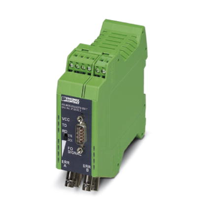 PSI-MOS-RS232/FO 850 T    FO converter with integrated optical diagnosis, alarm contact, for RS-232 interfaces up to 115.2 Kbit/s, T-coupler with two
