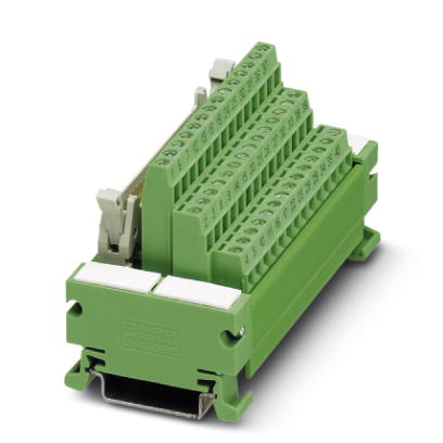 UM 45-FLKS40 VARIOFACE module, with screw connection and flat-ribbon cable connector, for assembly on NS 35/7.5, 40 positions