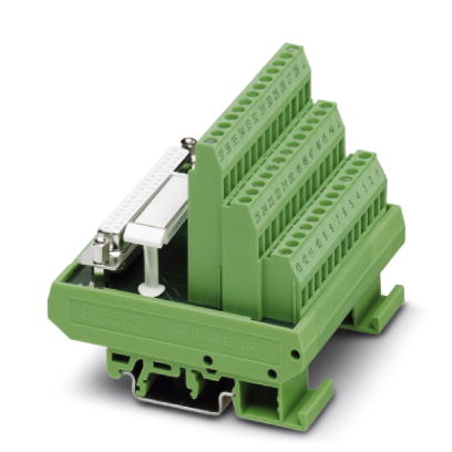 FLKMS-D37 SUB/B (1-37)    VARIOFACE module, with screw connection and D-Subminiature socket strip, for mounting on NS 35/7.5 or NS 32, 37-pos.