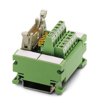 UM 45-FLK14/LA/PLC    VARIOFACE COMPACT LINE, interface module for 8 channels, with LED, for assembly on DIN rail NS 35/7.5, screw connection