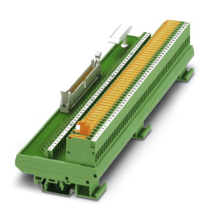 FLKM 50/KDS3-MT/PPA/AN/PLC    VARIOFACE interface module for Siemens SIMATIC^? S7-400, with labeling (1-50), knife disconnect terminal block and test