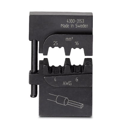 CRIMPFOX-M 25/DIE    Gesenk, fur Crimpfox-M,fur Aderendhulsen 16 - 25 mm?, verpackt in einer anreihb