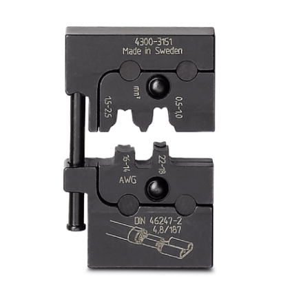 CRIMPFOX-M SC 2,5/DIE    Gesenk, fur Crimpfox-M, fur nicht isolierte Flachsteckhulsen 0,5 - 2,5 mm?