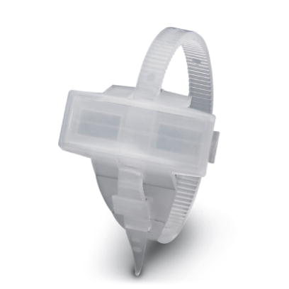 KMK    Plastic cable marker, for cables from 10 to 25 mm diameter, labeling with insert strips ESL..