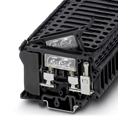 UK 6,3-HESILA 250    Fuse terminal block for cartridge fuse insert, cross section: 0.5 - 16 mm?, AWG: 26 - 8, width: 10.2 mm, color: black