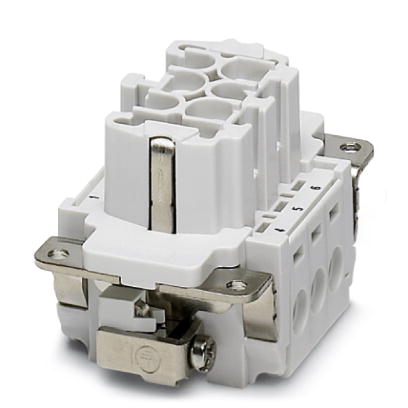 HC-B 6-I-UT-F    HEAVYCON female insert, B6 series, 6-pos., screw connection