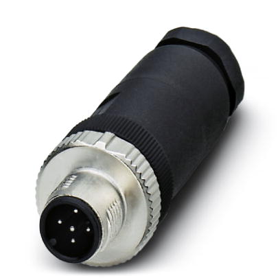 SACC-MS-5CON-PG 9-M SCO    Sensor/actuator connector, male, straight, 5-pos., M12 SPEEDCON, A-coded, screw connection, metal knurl, cable screw connec