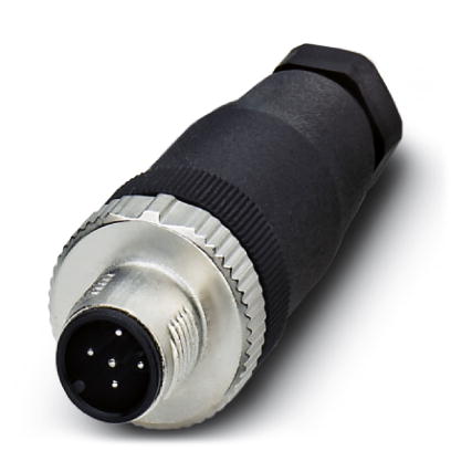 SACC-MS-5CON-PG 7-M SCO    Sensor/actuator connector, male, straight, 5-pos., M12-SPEEDCON, A-coded, screw connection, metal knurl, cable screw connec