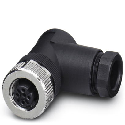 SACC-M12FR-5CON-PG9-M    Sensor/actuator connector, female, angled, 5-pos., M12, A-coded, screw conn