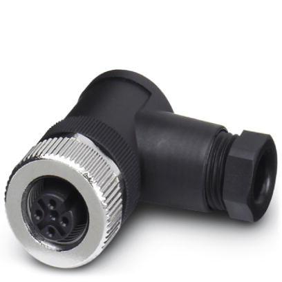 SACC-M12FR-5CON-PG 7-M    Sensor/actuator connector, female, angled, 5-pos., M12, A-coded, screw con