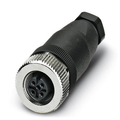 SACC-M12FS-5CON-PG 7-M    Sensor/actuator connector, female, straight, 5-pos., M12, A-coded, screw c