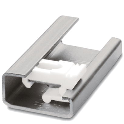 FIXOCAP F    Rail adapter, snaps into NS 32 DIN rail, plastic with embedded M4 and M6 nuts, for atta