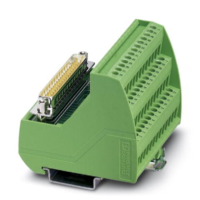 VIP-3/SC/D25SUB/F    VARIOFACE module, with screw connection and female D-Subminiature pin strip, for mounting on NS 35/7.5 or NS 32, 25-pos.
