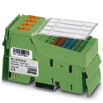 IB IL DI 8/S0-PAC    S0 counter terminal, eight counter inputs/digital inputs, detecting counter pul