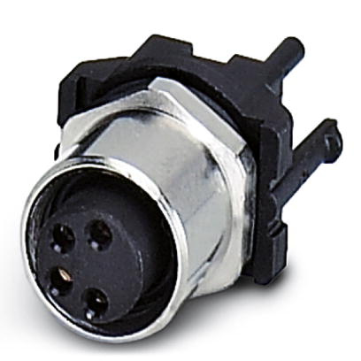 SACC-DSIV-M 8FS-4CON-L180-06    Sensor/actuator flush-type socket, 4-pos., M8, rear/screw mounting w